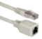1ft 350MHz CAT5e Ethernet/Telco PortSaver Shielded Gray Patch Cord - CC712MF-01
