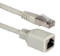 7ft Premium CAT5e/RJ45 PortSaver Shielded Gray Extension Cable - CC712MF-07