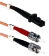 10-Meter MT-RJ to ST Multimode Fiber Duplex Patch Cord - FDMTST-10M