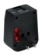 Premium World Travel Power Adaptor with Surge Protection & 2.1A Dual-USB Charger - PA-C4BK