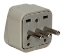 Single-Port US to Italy Grounded Travel Power Adaptor - PA-IT