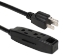 3-Outlet 3-Prong 15ft Power Extension Cord - PC3PX-15
