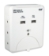 6-Outlets Wallmount Surge Protector with Dual-USB 3.1Amp Charger & Device Holders - PS-06UH