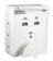 6-Outlets Wallmount Surge Protector with Dual-USB 3.1Amp Charger & Device Holders - PS-06UH