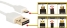1ft Premium Reversible USB to Reversible Micro-USB Sync & Fast Charger White Cable for Smartphones & Tablets - QP2218R-1W