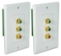 HDTV Component Video CAT5e Wallplate Extender Kit - RCA3V-C5E