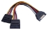 6 Inches SATA Internal Y Power Cable - SATAP15-06Y