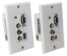 PC/VGA & Composite Video with Stereo Audio CAT5e Wallplate 30-Meter Extender Kit - VARCA-1P