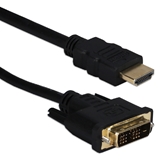 2-Meter HDMI to DVI Raspberry Pi 1080p/3D Video Cable ARHD-2M 037229003703 Cable, Connects DVI display/screen/HDTV to Arduino/Raspberry Pi with HDMI, 1080p/3D, HDMI Male/DVI-D Male, 2-Meter Arduino 170704 ARHD2M ARHD-2M cables meters 2152 