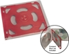 Red Space Saver 4 CD/DVD Compact Jewel Case CACD-4RD 037229316971 CD-ROM Compact Jewel Case, Holds Up to 4 CD (In the Space of One Regular Case), Red 241224 CACD4RD CACD-4RD   2288 
