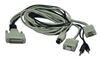 6ft PC/AT Keyboard/Video/Mouse/Audio DB25 KVM Combo Cable CATPC-06 037229541236