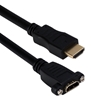 6ft High Speed HDMI UltraHD 4K Extension Cable with Panel-Mountable Connector CC-10HMPM228V406-CMT