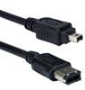 25ft IEEE1394 FireWire/i.Link 6Pin to 4Pin A/V Black Cable CC1394B-25 037229139563 Cable, IEEE1394 FireWire/i.Link for Audio/Video, 6 to 4 Pins, 25ft, Special Application Only 167411 PY7691 CC1394B25 CC1394B-25 cables feet foot  2333 