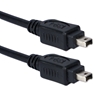 3ft IEEE1394 FireWire/i.Link 4Pin to 4Pin A/V Black Cable CC1394C-03 037229139624 Cable, IEEE1394 FireWire/i.Link for Audio/Video, Mobile/Portable, 4 to 4 Pins, 3ft 167718 PY7692 CC1394C03 CC1394C-03 cables feet foot  2336 