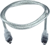 6ft IEEE1394 FireWire/i.Link 4Pin to 4Pin A/V Translucent Cable CC1394C-06T 037229139761 Cable, IEEE1394 FireWire/i.Link for Audio/Video, 4 to 4 Pins, 6ft, Translucent 169326 CC1394C06T CC1394C-06T cables feet foot  2338 