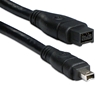 6ft IEEE1394b FireWire800/i.Link 9Pin to 4Pin A/V Black Cable CC1394F4-06 037229139099 Cable, IEEE1394b FireWire800-Bilingual/i.Link for Audio/Video, 9 to 4 Pins, 6ft 165274 PY7703 CC1394F406 CC1394F4-06 cables feet foot  2344 