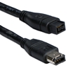 10ft IEEE1394b FireWire800/i.Link 9Pin to 6Pin Black Cable CC1394F6-10 037229139143 Cable, IEEE1394b FireWire800-Bilingual/i.Link for Audio/Video, 9 to 6 Pins, 10ft 165670 PY7708 CC1394F610 CC1394F6-10 cables feet foot  2349 