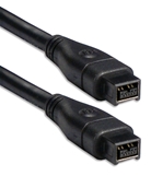 10ft IEEE1394b FireWire800/i.Link Bilingual 9Pin to 9Pin Black Cable CC1394FF-10 037229139068 Cable, IEEE1394b FireWire800-Bilingual, 9 to 9 Pins, 10ft 165225 PY7699 CC1394FF10 CC1394FF-10 cables feet foot  2355 