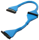 18 Inches 3.5 Inches Floppy Dual Drives Blue Round Internal Bulk Cable CC2205R-BLB 037229111828 Cable, Premium Round Internal Dual 3.5" Floppy Drive, Blue, 18", Bulk CC2205RBLB CC2205R-BLB  cables    2408
