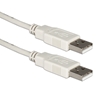 10ft USB 2.0 High-Speed Type A Male to Male Beige Cable CC2208-10 037229228106 Cable, USB Universal Serial Bus Type A M/M, 10ft CC2208C-10  359257 CC220810 CC2208-10 cables feet foot  2438 