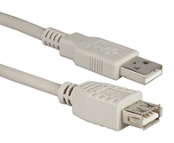 6ft USB 2.0 High-Speed 480Mbps Beige Extension Cable CC2210-06 037229228397 Cable, USB Universal Serial Bus Type A M/F Extension, 6ft CC2210C-06  453365 CC221006 CC2210-06 cables feet foot  2474 