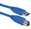 6ft USB 3.2 Gen 1 Compliant 5Gbps Type A Male to B Male Blue Cable CC2219C-06 037229230000 USB 3.2 Gen 1 Certified Super-Speed Cables for Printer, Scanner, External Drive and PC/Hub, A/B M/M, 6ft 590505 TW8093 CC2219C06 CC2219C-06  cables feet foot   2506 IMCE microcenter Edward Matthews Approved