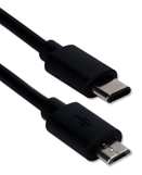 1-Meter USB-C to Micro-USB Sync & 3Amp Charger Cable CC2232-1M 037229230512 Black 448232 USB-C, USB C