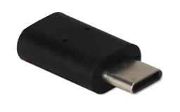 USB-C Male to Micro-USB Female USB 2.0 Adaptor CC2232MFA 037229230987 Black 513607 USB-C, Micro-B