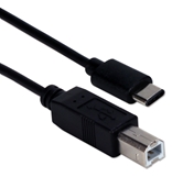 1-Meter USB-C to USB-B 3Amp Data Cable CC2235-1M 037229230574 Black 448236 USB-C, USB C