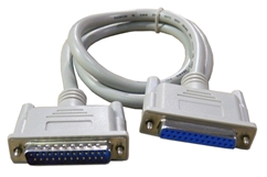 3ft DB25 Male to Female Fully-Wired Extension Cable for Parallel or Serial Applications CC306-03 037229306033 Cable, Straight Thru, Universal Application or Extension Cable, Parallel/Serial RS232, DB25M/F, Premium, 25 Wires, 3ft CC406D-03, CC306-03N     CC30603 CC306-03  cables feet foot   2540