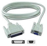 10ft DB9 Female to DB25 Male Serial Modem Cable CC312-10 037229812107 Cable, External Modem to PC with DB9 Serial RS232 Port, Premium, DB25M/DB9F, 10ft CC312-10N, MC312-10  397364 CC31210 CC312-10 cables feet foot  2550 