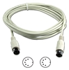 25ft Din5 Male to Male PC/AT Keyboard Cable CC329-25S 037229329254