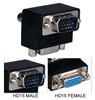 VGA HD15 Down-Angle Male to Female Video Adaptor CC388A-MFD 037229422573 VGA Video Adaptor, Right-Angle/DOWN, HD15M/F 333344 CC388AMFD CC388A-MFD adapters adaptors   2701 