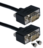100ft High Performance UltraThin VGA/XGA HDTV/HD15 Tri-Shield Fully-Wired Cable with Panel-Mountable Connectors CC388M1-100 037229422269 Cable, Straight Thru, UltraThin VGA/UXGA HDTV/Projector/Monitor/RGB Video, Premium Interchangeable Mounting, Mini HD15M/M Triple Shielded, Fully Wired, 100ft 318212 CA0008 CC388M1100 CC388M1-100 cables feet foot  2719 