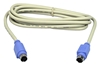 6ft Mini6 Male to Male PS/2 Keyboard Cable with Purple Connectors CC389-06KS 037229389098 Cable, Straight Thru, Keyboard wth Color-Code Connector (Purple) - Straight Type, PS/2, Mini6M/M, 6ft, 26AWG CC389-06S  257824 CC38906KS CC389-06KS cables feet foot  2742 