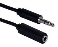12ft 3.5mm Mini-Stereo Male to Female Speaker Extension Cable CC400-12 037229400076 Cable, Multimedia, Speaker - 3.5mm M/F Extn, 12ft 185108 CC40012 CC400-12 cables feet foot  2780 