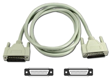 30ft Premium Parallel IEEE1284 DB25 Male to Male Bi-directional Cable CC405D-30-BB 037229008289 Cable, IEEE1284 Parallel/Serial RS232/SCSI Applications, EPP/ECP, DB25M/M, 30ft EQN200-0030    CC405D30BB CC405D-30-BB  cables feet foot   2804