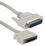 6ft Premium Parallel IEEE1284 MiniCen36 Bi-directional Printer Cable CC408D-06 037229405071 Cable, IEEE1284 Parallel Printer, EPP/ECP, DB25M/HPCen36M, 6ft (HP C2945A) EQN203-0006 136648 CC408D06 CC408D-06 cables feet foot  2808 