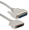 25ft Premium Parallel IEEE1284 MiniCen36 Bi-directional Printer Cable CC408D-25 037229405170 Cable, IEEE1284 Parallel Printer, EPP/ECP, DB25M/HPCen36M, 25ft 137455 CC408D25 CC408D-25 cables feet foot  2810 