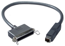 2ft Apple PowerBook HDI30 to SCSI Centronics50 Female Docking Cable CC543D-02 037229543025 Cable, Apple/Mac PowerBook to Docking Station, HDI30M/Cen50F, 2ft CC553D-02  947499 CC543D02 CC543D-02 cables feet foot  2883 