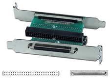SCSI IDC50 Male to HPDB68 (MicroD68) Female External Port Adaptor CC693PN 037229693034 Adaptor, Add a HPDB68 External Port from Internal SCSI, IDC50P/HPDB68F with Bracket (Hex) 426767 CC693PN CC693PN adapters adaptors   2949 