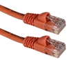 3ft CAT5 Flexible Snagless Orange Patch Cord 