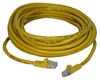 7ft CAT5 Flexible Snagless Yellow Patch Cord 