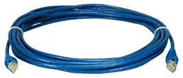 14ft CAT5 Flexible Snagless Blue Patch Cord 