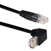 3ft CAT5e Angled Flexible Molded Patch Cord CC711AU-03 037229711226 Cable, CAT5e/RJ45 Right Up/Down Angle Connector, Category 5e 350MHz Flexible/Stranded, Network Hub/DSL/CableModem/LAN Patch Cord with Snagless/Molded Boots, Black, 3ft 370718 NZ3387 CC711AU03 CC711AU-03 cables feet foot  2999 
