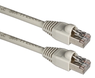 7ft 350MHz Shielded CAT5e Snagless Gray Patch Cord CC711ES-07 037229711462 Cable, Category 5 Shielded Enhanced Stranded, LAN Patch Cord with SnagLess Boot, Gray, 7ft 474528 CC711ES07 CC711ES-07 cables feet foot  3011 