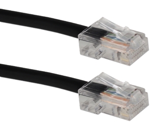 175ft CAT6 Gigabit Solid Black Patch Cord with POE Support CC715N-175BK 037229710410