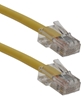 14ft 350MHz CAT5e Flexible Yellow Patch Cord CC712E-14YW 037229716405 Cable, CAT5E Ethernet RJ45 Category 5E 350MHz Flexible/Stranded, Network Hub/DSL/CableModem/LAN Patch Cord, Assembled, Yellow, 14ft CC712E14YW CC712E-014YW cables feet foot  3051 