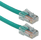 50ft 350MHz CAT5e Flexible Green Patch Cord Cable, CAT5e Ethernet RJ45 Category 5E 350MHz Solid/Flexible/Stranded, Network Hub/DSL/CableModem/LAN Patch Cord, Assembled, Green, 50ft