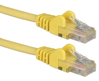 3ft CAT6 Gigabit Flexible Molded Yellow Patch Cord CC715-03YW 037229715651 Cable, CAT6 Gigabit Ethernet RJ45 Category 6 Flexible/Stranded, Network Hub/DSL/CableModem/LAN Patch Cord with Snagless/Molded Boots, Yellow, 3ft